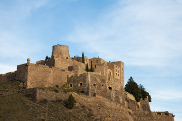 Castle of Cardona, medieval fortress on the hill, Catalonia, Spain