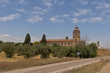 Fototapeta na wymiar Church of the Monasterio De San Isidoro Del Campo in santiponce, Sevill, Spain 