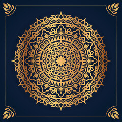 Luxury wedding mandala background premium vector ornamental design