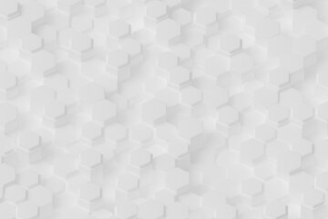 3d Rendering of Hexagon Backgrounds