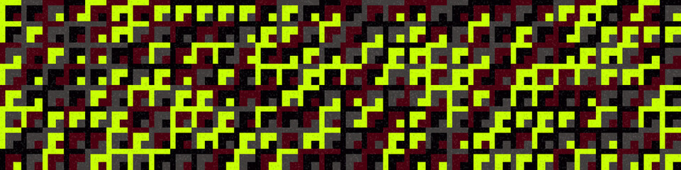 Abstract Geometric Pattern generative computational art illustration