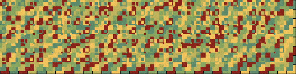 Abstract Geometric Pattern generative computational art illustration