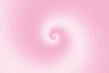 Abstract pink surface Spiral Or Swirl 3d style Fibonacci spiral background. Vector illustration.