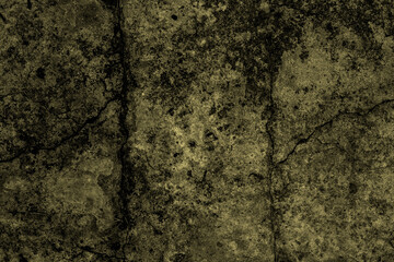 Damaged old concrete structure with grunge texture and cracks for background