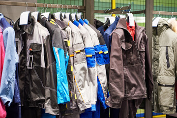 Jackets workwear in store - Powered by Adobe