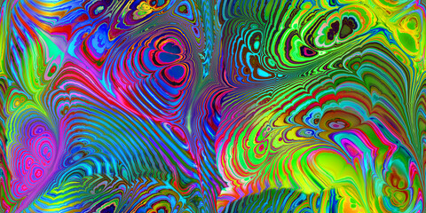 marbled vibrant multicolored stripes seamless tile