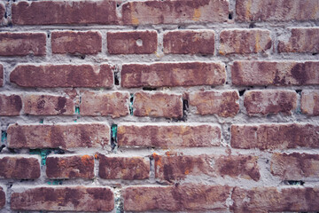 texture brick wall red orange texture background