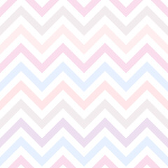 Pastel color seamless pattern. Repeated abstract line pattern. Baby background. Repeating stripe design for prints. Cute scandinavian chevron. Shevron backdrop. Kids textile. Vector illustration