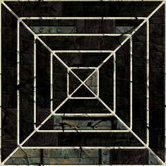 Creative patterned seamless 3d illustration - texture