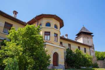 Fototapeta na wymiar The Studenica Monastery, 12th-century Serbian Orthodox Church monastery. UNESCO World Cultural Heritage. Serbia, Europe.