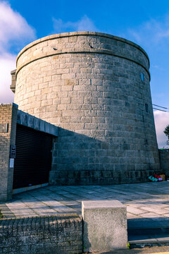 Sandycove, Dublin, Ireland, November,13 2021: The James Joyce Tower and museam at Sandycove,