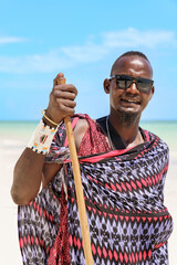 Zanzibar Masaj portret 1 - obrazy, fototapety, plakaty