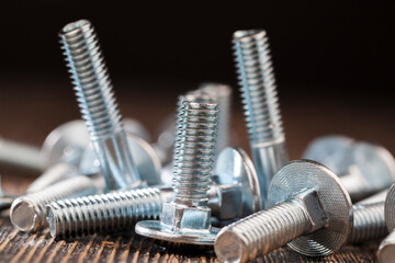 metal steel bolts for nuts for installation work