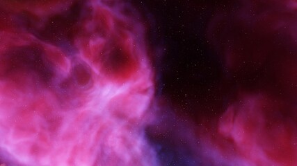 Fototapeta premium Nebula in space, science fiction wallpaper, stars and galaxy, 3d illustration