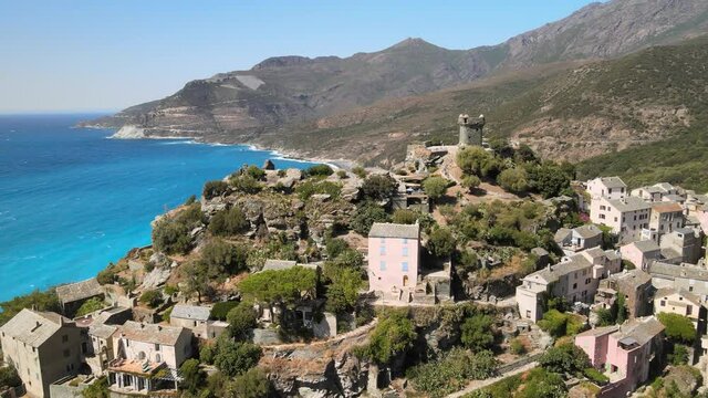 Corsica is the fourth-largest island in the Mediterranean and lies southeast of the French mainland