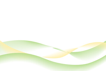 緑と黄色のラインが下に入っている壁紙
