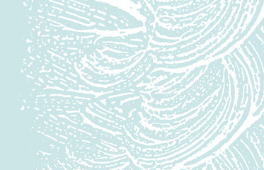 Grunge texture. Distress blue rough trace. Comely