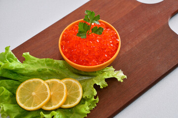 Red caviar for the New Year