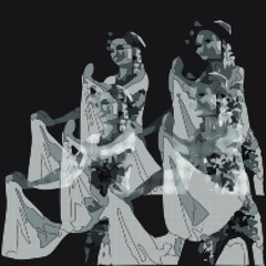 Gambyong dance image with dots element 3