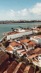São Luis do Maranhão historical old town. Beautiful portuguese imperial style city in Brazil