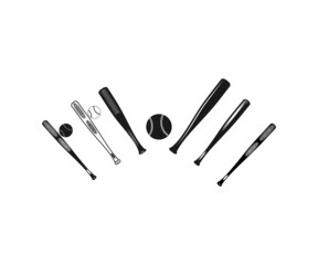 Baseball bat SVG Bundle, Baseball SVG, Baseball clipart, Baseball Logo, Baseball ball clipart, Baseball monogram, 