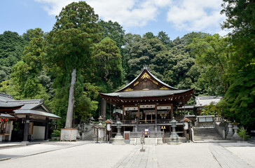 日牟礼八幡宮　境内　滋賀県近江八幡市