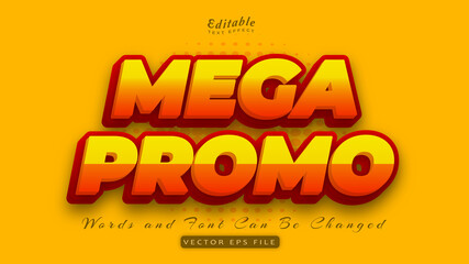 mega promo text effect