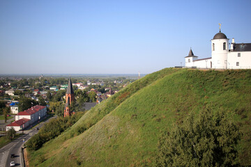 Fototapeta na wymiar View of the Tobolsk Kremlin