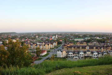Fototapeta premium View of the city from Alafeyskaya mountain