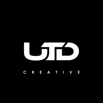 UTD Letter Initial Logo Design Template Vector Illustration