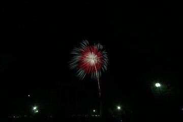 名古屋港冬花火