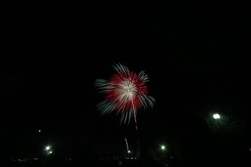 名古屋港冬花火