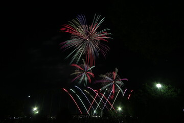 名古屋港冬花火