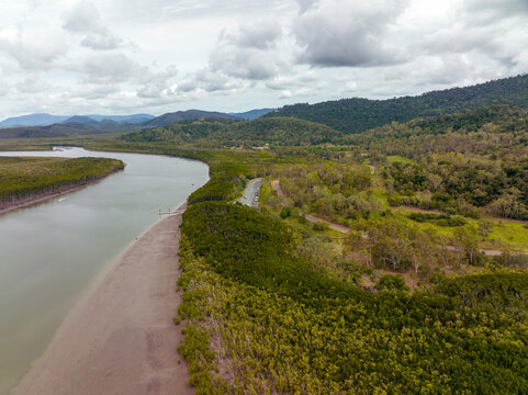 The Tidal Proserpine River At Conway Beach Australia