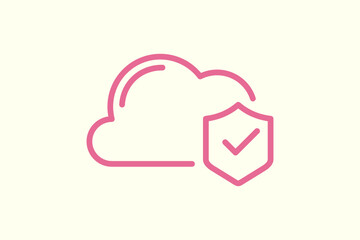 cloud safety icon