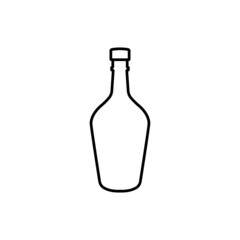Bottle logo icon design template vector