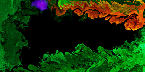 Fluid Art. Abstract colorful background, Mixing paints. Modern art. texture of liquid marble. Fluid art. Applicable for cover design, presentation, invitation, leaflet, annual report, 