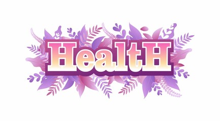 human health logo template, medical concept