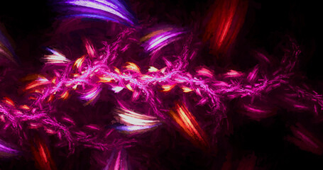 abstract light purple space galaxy nebula dust way grunge pattern with star night sky universe on dark black.