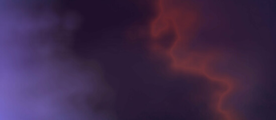 abstract background with deep purple orange cloud