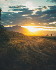 sunrise in the country