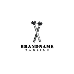 fire cracker logo cartoon icon design template black vector illustration