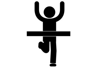 ゴールのピクトグラム