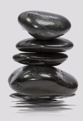 Empilement de galets zen