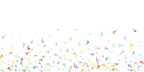 Question marks Quiz doubt survey faq public poll.