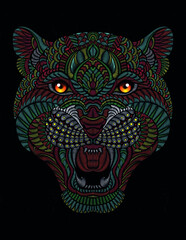 jaguar stitch clasic design © cat poe
