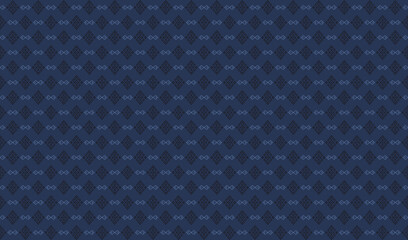 Abstract ancient pattern background. Monochrome blue fine pattern elements on indigo background. Vector illustration,For male shirt textile cloth silk scarf bandana wallpaper mobile case cover 