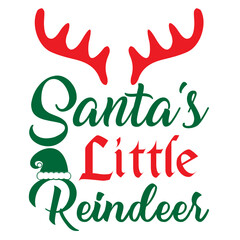 Santa s little reindeer