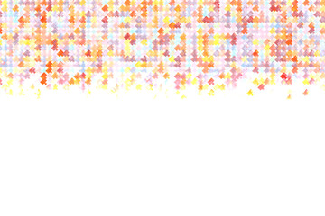 Light multicolor dotted background, colorful vector texture with circles. Glitter abstract illustration with blurred drops of rain. Pattern for ads, web page, wallpaper, poster, banner. Copy space