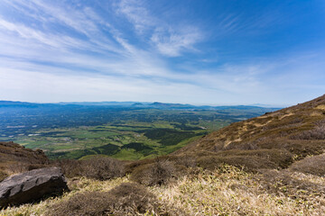 九重連山　登山